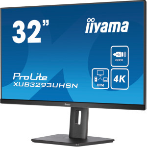 IIyama ProLite XUB3293UHSN-B5 31.5 inch UHD IPS 4 ms 60 Hz KVM USB-C