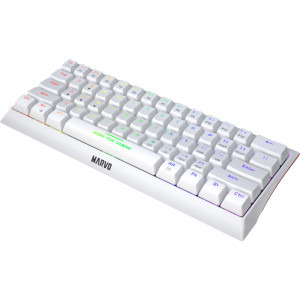 Marvo KG962G RGB White Red Switch Mecanica