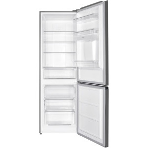 Heinner HCNF-HM291XWDF+, 291 L, Clasa F, No Frost, Dozator de apa, Control electronic, 186 cm, Inox
