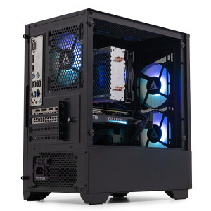 Gaming BALAUR Fulger Max, Intel i5-12400F 2.5GHz, 32GB DDR4, 500GB SSD, RTX 3070 8GB GDDR6, Iluminare RGB