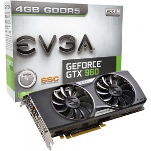 EVGA GeForce GTX 960 SSC GAMING ACX 2.0+ 4GB GDDR5 128-bit