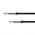 Cablu audio Kruger&Matz Jack 3.5 mm Male - Jack 3.5 mm Male, 3m, negru