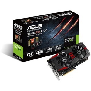 ASUS GeForce GTX 970 OC DirectCU II Black 4GB GDDR5 256-bit