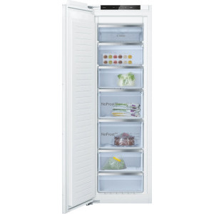Congelator Bosch incorporabil GIN81VEE0, 212 L, No Frost, Clasa E, Inverter, BigBox, 177 cm