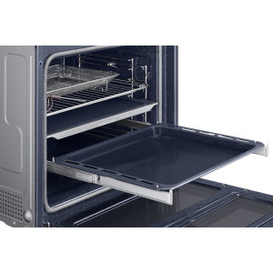 Samsung NV7B6799JAK/U2, Electric, 76 L, Autocuratare pirolitica, Dual Cook Steam, AI Pro Cooking, Dual Cook Flex, Negru