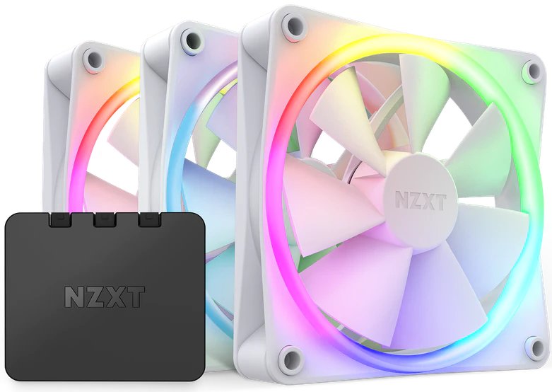 Ventilator / radiator NZXT F120 RGB 120mm White Three Fan Pack