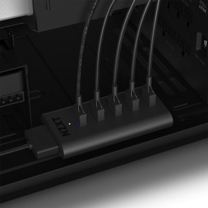 NZXT IUSBH-M3 internal USB-Hub Gen 3, 4x USB 2.0 9-Pin Black
