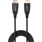 Cablu video LINDY Fibre Optic Hybrid HDMI Male - HDMI Male, 10m, negru