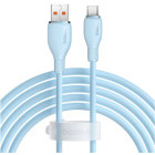 Cablu de date / adaptor Baseus Pudding, USB Male la USB-C Male, 100 W, 2 m, Blue