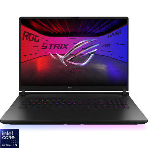 Laptop ASUS Gaming 18 ROG Strix SCAR 18 G835LW, 2.5K Mini LED 240Hz, Procesor Intel® Core™ Ultra 9 275HX (36M Cache, up to 5.40 GHz), 64GB DDR5, 2TB SSD, GeForce RTX 5080 16GB, No OS, Off Black