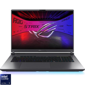 Laptop ASUS Gaming 18 ROG Strix G18 G815LP, 2.5K 240Hz, Procesor Intel® Core™ Ultra 9 275HX (36M Cache, up to 5.40 GHz), 16GB DDR5, 1TB SSD, GeForce RTX 5070 8GB, No OS, Eclipse Gray
