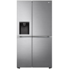 Frigider Side By Side LG GSLV70PZTE, 635 L, Total No Frost, Dozator apa, Door Cooling, Clasa E, 179 cm, Argintiu