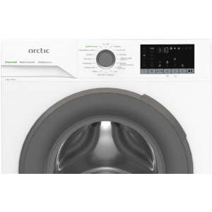 Arctic APLM2WFSU28411W, 8 kg, 1400 RPM, Clasa A, Silent Inverter, SaveInAll, IronExpress, Flow Control, HomeWhiz, Alb