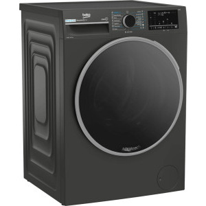 Beko B3WFU48415MB2ES, 8 kg, 1400 RPM, Clasa A, ProSmart Inverter, EnergySpin, SteamCure, SteamTherapy, Iron Fast, AddXtra, Antracit