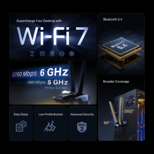 TP-LINK Archer TBE552E Tri-Band Wi-Fi 7