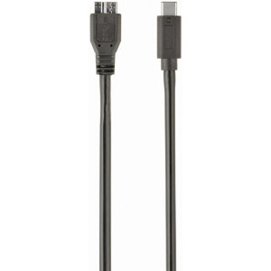 Cablu de date / adaptor Gembird USB Male la USB-C Male, 18 W, 1 m, Black