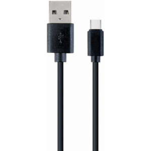 Cablu de date / adaptor Gembird USB Male la USB-C Male, 1 m, Black