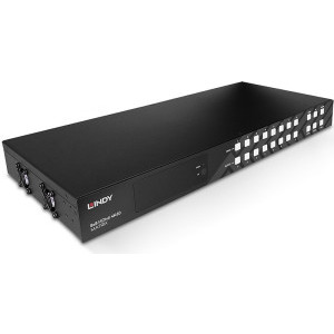 Adaptor LINDY 8x HDMI Female - 8x HDMI Female + 8x 3.5mm Female + 8x Coax Female, Black