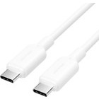 Cablu de date / adaptor Vention USB-C Male la USB-C Male, 60 W, 1 m, White