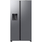 Frigider Side By Side Samsung RS80F67KCTEO, 634 L, Clasa C, Full No Frost, Digital Inverter, Twin Cooling, SmartThings, Dozator de apa & gheata, Control electronic, 178 cm, Inox