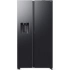 Frigider Side By Side Samsung RS80F66KBFEO, 634 L, Clasa B, Full No Frost, Digital Inverter, Twin Cooling Plus, Metal Cooling, Smart Conversion, SmartThings, Dozator de apa & gheata, Control electronic, 178 cm, Inox negru