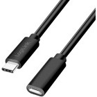 Cablu de date / adaptor Logilink CU0211 Extensie USB-C Male la USB-C Female, 100 W, 2 m, Black