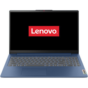 Lenovo 15.6'' IdeaPad Slim 3 15ABR8, FHD IPS, Procesor AMD Ryzen™ 7 5825U (16M Cache, up to 4.5 GHz), 16GB DDR4, 512GB SSD, AMD Radeon, No OS, Abyss Blue