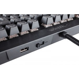 Corsair K70 Rapidfire - RGB LED - Cherry MX Speed - Layout US Mecanica