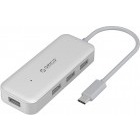 Hub USB Orico TC4U-U3 4 Port-uri Silver