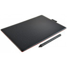 Tableta grafica WACOM One, Small, negru-rosu