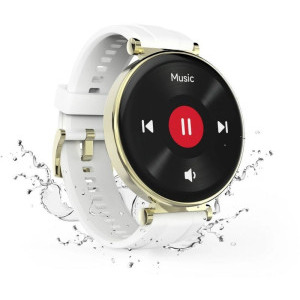 Hama Fit Watch 7000, AMOLED, White/Gold