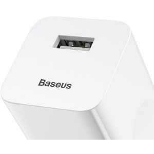 Baseus CCALL-BX02, 1x USB, Quick Charge 3.0, 24W, White