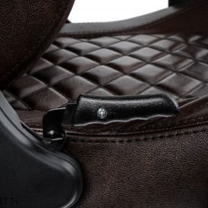 Noblechairs EPIC Real Leather maro-negru