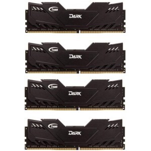 TeamGroup Dark Black 16GB DDR4 3000MHz CL16 Quad Channel Kit