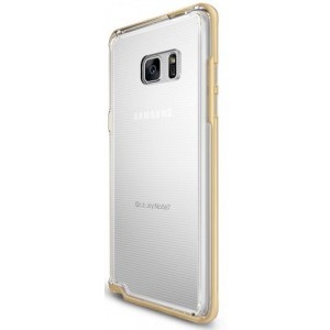 Ringke Bumper de protectie Frame Royal Gold pentru Samsung Galaxy Note 7 + Bonus folie protectie display Ringke