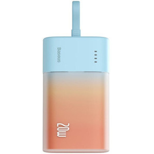 Baseus Popsicle 5200 mAh, 20W, USB-C, cablu incorporat, Orange