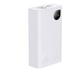 Baterie externa Baseus Adaman2 Digital Display, 20000 mAh, 30W VOOC Edition, White, cablu USB la USB-C inclus