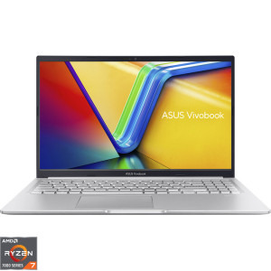 ASUS 15.6'' Vivobook 15 M1502YA, FHD, Procesor AMD Ryzen™ 7 7730U (16M cache, up to 4.53 GHz), 16GB DDR4, 512GB SSD, Radeon, No OS, Cool Silver