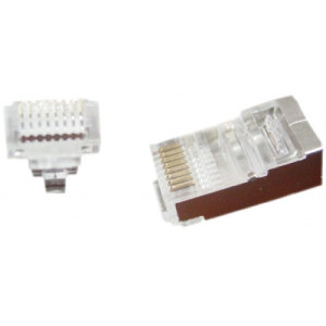 Accesoriu retea Gembird Mufa RJ45 pentru cablu FTP CAT5e 100 buc