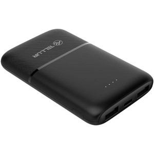 Tellur 5000 mAh, 2x USB, 1x USB-C, Black