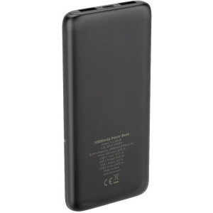 Tellur 10000 mAh, 2x USB, 1x USB-C, Black