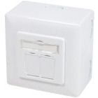 Accesoriu retea Logilink Priza dubla RJ45 pentru cablu FTP CAT6