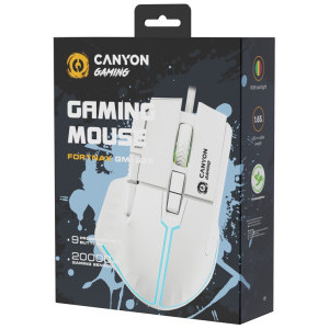 Canyon GM-636 Fortnax RGB 20.000 DPI White