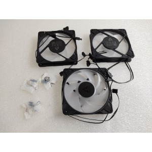 Ventilator ARCTIC AC P12 Pro A-RGB LN 120mm ​Three Fan Pack